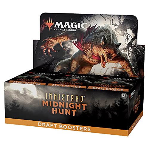 Wizards of the Coast MTG - Innistrad: Midnight Hunt Draft Booster Display (36 Packs) - EN von Magic The Gathering