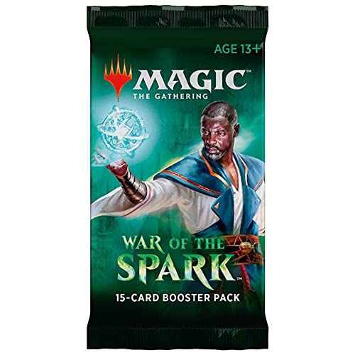 Magic The Gathering MTG BD-EN War of The Spark Booster-Pack, Mehrfarbig Magic The Gathering MTG BD-EN War of The Spark Booster-Pack, Mehrfarbig von Wizards of the Coast