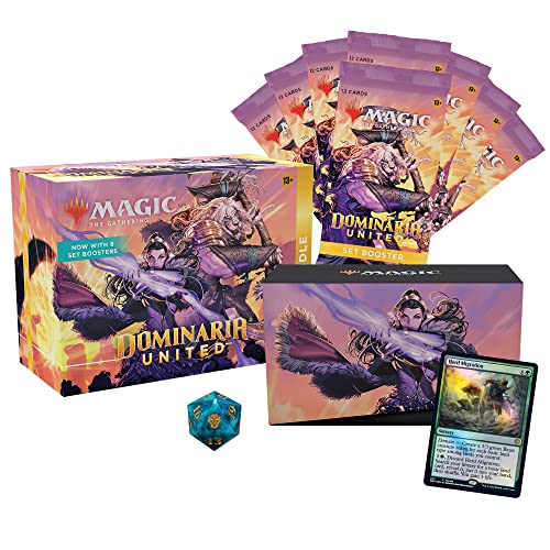 Magic: The Gathering Dominarias Bund Bundle, 8 Set-Booster & Zubehör (Englische Version) von Magic The Gathering
