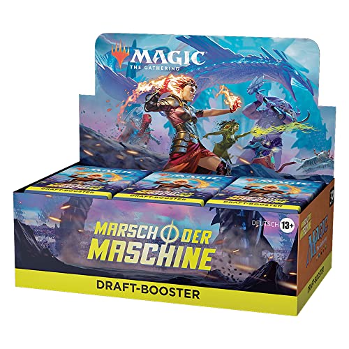 Magic: The Gathering Marsch der Maschine Draft-Booster-Display, 36 Booster (Deutsche Version) von Magic The Gathering
