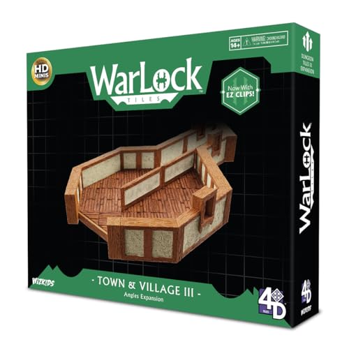 Wizkids Games LLC , WarLock Tiles: Town & Village III - Angles , Accessory , Ages 14+ von WizKids