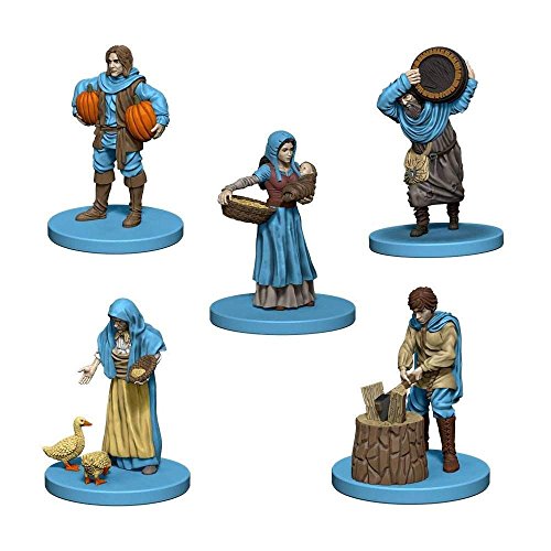 Mayfair Games Europe MFG72866 Agricola Game Expansion: Blue (5 Figures), Mehrfarbig von WizKids