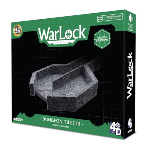 WizKids LLC, Warlock Tiles: Dungeon Tile III - Angles, Accessory, Ages 14+ von WizKids
