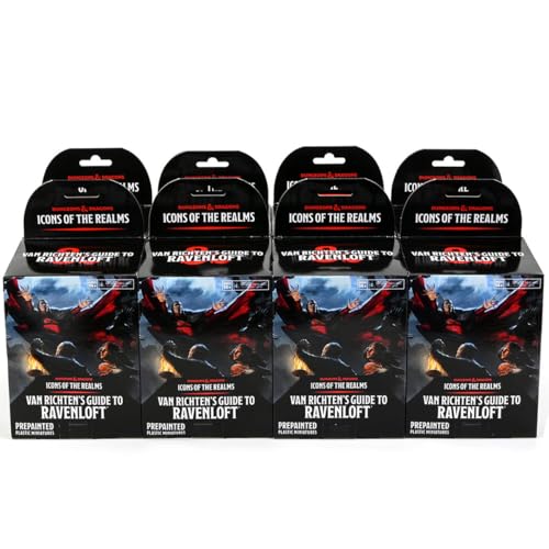 Rubie's D&D Icons of the Realms: Van Richten's handbuch to Ravenloft (Set 21) 8 ct. Booster Brick | DnD Miniaturen Halloween von WizKids