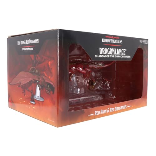 WizKids D&D Icons of The Realms: Dragonlance - Red Ruin & Red Dragonnel von WizKids
