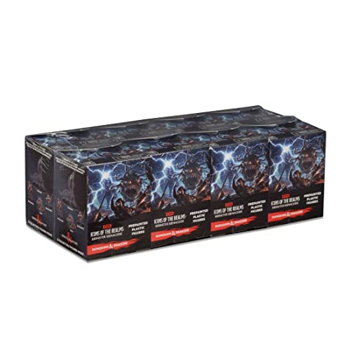 Wizkids D&D Fantasy Icons of The Realms: Monster Menagerie Booster Brick (8) | DnD Miniaturen Halloween von WizKids