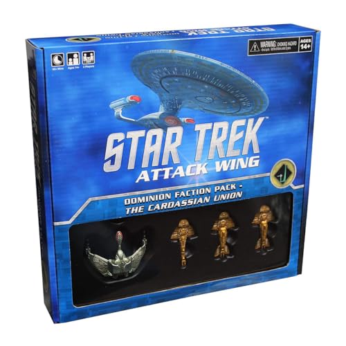 WizKids Kids LLC The Cardassian Union: Dominion Faction Pack: STAW Miniatures Game Ages 14+ 2-99 Players 60 Minutes Playing Time WZK73299 Multicolor von WizKids