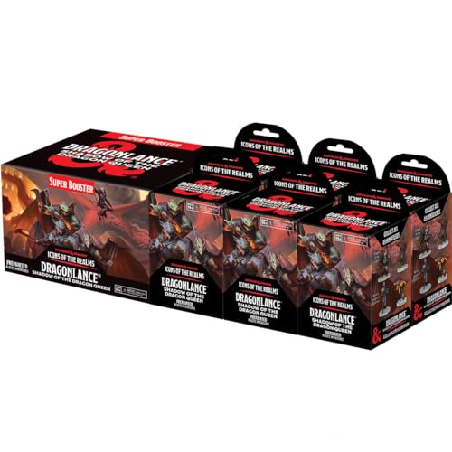 WizKids D&D Icons of The Realms Dragonlance Shadow of The Dragon Queen Booster Brick Miniatur von WizKids