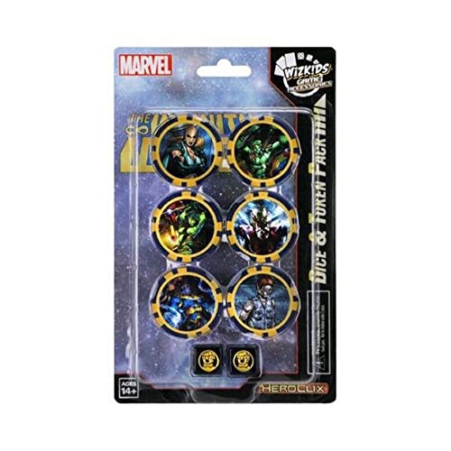 Last Level - Marvel HEROCLIX-Avengers Infinity Set Token Brettspiele, Mehrfarbig (WZK73152) von WizKids
