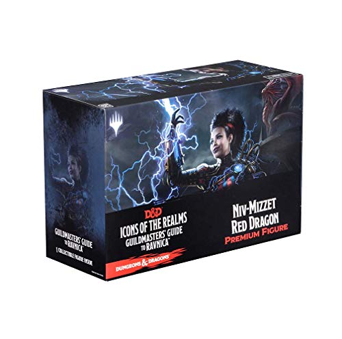 Wizkids Games Dungeons & Dragons Fantasy Miniatures: Icons of The Realms Set 10 Guildmasters` Guide to Ravnica Niv-Mizzet Red Dragon P von WizKids