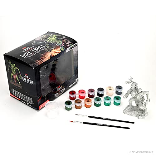 Wizkids Games WZK90291 Dungeons & Dragons Nolzur's Marvelous Miniaturfiguren Paint Night Kit D&D Miniatur-Bemalungsset Nr. 4 Dire Troll, Grau Wizkids Games WZK90291 Dungeons & Dragons Nolzur's Marvelous Miniaturfiguren Paint Night Kit D&D Miniatur-Bemalungsset Nr. 4 Dire Troll, Grau von WizKids