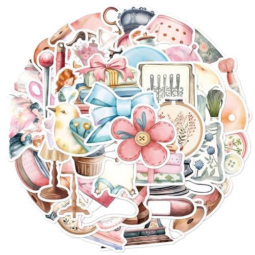 Wizoowip Nähen, Dekorationsaufkleber, Bastelaufkleber-Set, 50 Stück, Cartoon-Thema, Starke Haftung, Abziehbilder für Laptop, Telefon, Kühlschrank, Gitarre, Scrapbooking 1 Satz Wizoowip Nähen, Dekorationsaufkleber, Bastelaufkleber-Set, 50 Stück, Cartoon-Thema, Starke Haftung, Abziehbilder für Laptop, Telefon, Kühlschrank, Gitarre, Scrapbooking 1 Satz von Wizoowip