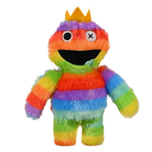 Wiztex Rain Bow Friends Kuscheltier - 30 cm Wiederverwendbar Rain Bow Friends Plüschtier - YouTube-Videos Stuffed Animal - Huggy Pooppy Wuggy Plush Toy Geschenk für Kinder und Spielefans (Multicolor) von Wiztex