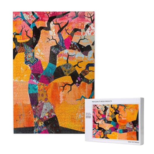Abstrakt Puzzle 1000 Teile Erwachsene, DIY Baum Puzzle Design für Erwachsene und Kinder ab 5 Jahren, HD Farbe Puzzel mit Geschenkbox Verpackung for Zimmer Deko Wohnzimmer, Geschenke für Frauen -6184 Abstrakt Puzzle 1000 Teile Erwachsene, DIY Baum Puzzle Design für Erwachsene und Kinder ab 5 Jahren, HD Farbe Puzzel mit Geschenkbox Verpackung for Zimmer Deko Wohnzimmer, Geschenke für Frauen -6184 von Wjffnzbz
