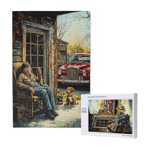 Auto Puzzle 1000 Teile Erwachsene, DIY Hund Puzzle Design für Erwachsene und Kinder ab 5 Jahren, HD Farbe Puzzel mit Geschenkbox Verpackung for Wand Zimmer Deko Wohnzimmer, Geschenke für Frauen -6469 Auto Puzzle 1000 Teile Erwachsene, DIY Hund Puzzle Design für Erwachsene und Kinder ab 5 Jahren, HD Farbe Puzzel mit Geschenkbox Verpackung for Wand Zimmer Deko Wohnzimmer, Geschenke für Frauen -6469 von Wjffnzbz