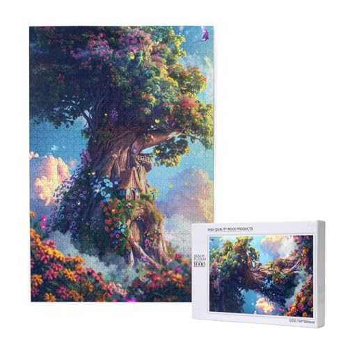 Baum Puzzle 1000 Teile Erwachsene, DIY Blume Puzzle Design für Erwachsene und Kinder ab 5 Jahren, HD Farbe Puzzel mit Geschenkbox Verpackung for Wand Zimmer Deko Wohnzimmer, Geschenke für Frauen -9449 Baum Puzzle 1000 Teile Erwachsene, DIY Blume Puzzle Design für Erwachsene und Kinder ab 5 Jahren, HD Farbe Puzzel mit Geschenkbox Verpackung for Wand Zimmer Deko Wohnzimmer, Geschenke für Frauen -9449 von Wjffnzbz