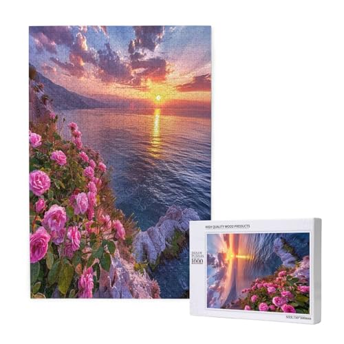 Blume Puzzle 1000 Teile Erwachsene, Sonnenuntergang Puzzle Design für Erwachsene und Kinder ab 5 Jahren, Farbe Puzzel mit Geschenkbox Verpackung for Zimmer Deko Wohnzimmer, Geschenke für Frauen -9114 Blume Puzzle 1000 Teile Erwachsene, Sonnenuntergang Puzzle Design für Erwachsene und Kinder ab 5 Jahren, Farbe Puzzel mit Geschenkbox Verpackung for Zimmer Deko Wohnzimmer, Geschenke für Frauen -9114 von Wjffnzbz