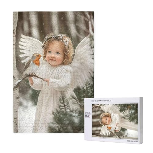 Engel Puzzle 1000 Teile Erwachsene, DIY Wald Puzzle Design für Erwachsene und Kinder ab 5 Jahren, HD Farbe Puzzel mit Geschenkbox Verpackung for Wand Zimmer Deko Wohnzimmer, Geschenke für Frauen -6994 Engel Puzzle 1000 Teile Erwachsene, DIY Wald Puzzle Design für Erwachsene und Kinder ab 5 Jahren, HD Farbe Puzzel mit Geschenkbox Verpackung for Wand Zimmer Deko Wohnzimmer, Geschenke für Frauen -6994 von Wjffnzbz