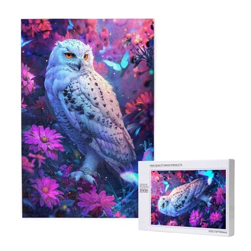 Eule Puzzle 1500 Teile Erwachsene, 5D DIY h Blume Puzzle Design für Erwachsene und Kinder ab 5 Jahren, HD Farbe Puzzel mit Geschenkbox Verpackung for Zimmer Deko Wohnzimmer, Geschenke für Frauen -8410 Eule Puzzle 1500 Teile Erwachsene, 5D DIY h Blume Puzzle Design für Erwachsene und Kinder ab 5 Jahren, HD Farbe Puzzel mit Geschenkbox Verpackung for Zimmer Deko Wohnzimmer, Geschenke für Frauen -8410 von Wjffnzbz