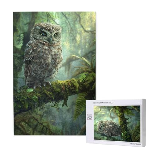 Eule Puzzle 1500 Teile Erwachsene, DIY Wald Puzzle Design für Erwachsene und Kinder ab 5 Jahren, HD Farbe Puzzel mit Geschenkbox Verpackung for Wand Zimmer Deko Wohnzimmer, Geschenke für Frauen -9585 Eule Puzzle 1500 Teile Erwachsene, DIY Wald Puzzle Design für Erwachsene und Kinder ab 5 Jahren, HD Farbe Puzzel mit Geschenkbox Verpackung for Wand Zimmer Deko Wohnzimmer, Geschenke für Frauen -9585 von Wjffnzbz