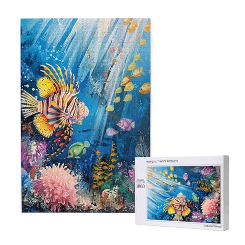 Fisch Puzzle 1500 Teile Erwachsene, DIY Koralle Puzzle Design für Erwachsene und Kinder ab 5 Jahren, HD Farbe Puzzel mit Geschenkbox Verpackung for Zimmer Deko Wohnzimmer, Geschenke für Frauen -8270 Fisch Puzzle 1500 Teile Erwachsene, DIY Koralle Puzzle Design für Erwachsene und Kinder ab 5 Jahren, HD Farbe Puzzel mit Geschenkbox Verpackung for Zimmer Deko Wohnzimmer, Geschenke für Frauen -8270 von Wjffnzbz