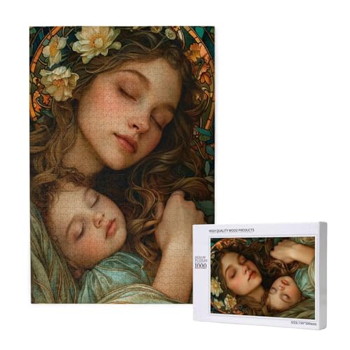 Frau Puzzle 1000 Teile Erwachsene, DIY Kind Puzzle Design für Erwachsene und Kinder ab 5 Jahren, HD Farbe Puzzel mit Geschenkbox Verpackung for Wand Zimmer Deko Wohnzimmer, Geschenke für Frauen -7594 Frau Puzzle 1000 Teile Erwachsene, DIY Kind Puzzle Design für Erwachsene und Kinder ab 5 Jahren, HD Farbe Puzzel mit Geschenkbox Verpackung for Wand Zimmer Deko Wohnzimmer, Geschenke für Frauen -7594 von Wjffnzbz