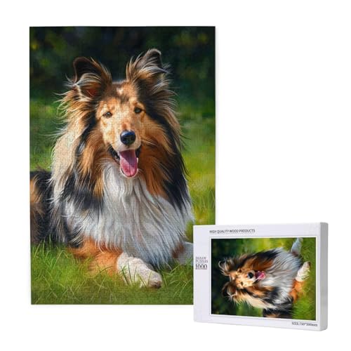 Hund Puzzle 1000 Teile Erwachsene, DIY Tier Puzzle Design für Erwachsene und Kinder ab 5 Jahren, HD Farbe Puzzel mit Geschenkbox Verpackung for Wand Zimmer Deko Wohnzimmer, Geschenke für Frauen -9809 Hund Puzzle 1000 Teile Erwachsene, DIY Tier Puzzle Design für Erwachsene und Kinder ab 5 Jahren, HD Farbe Puzzel mit Geschenkbox Verpackung for Wand Zimmer Deko Wohnzimmer, Geschenke für Frauen -9809 von Wjffnzbz
