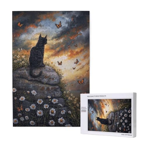 Katze Puzzle 1000 Teile Erwachsene, 5D DIY Blume Puzzle Design für Erwachsene und Kinder ab 5 Jahren, HD Farbe Puzzel mit Geschenkbox Verpackung for Zimmer Deko Wohnzimmer, Geschenke für Frauen -8384 Katze Puzzle 1000 Teile Erwachsene, 5D DIY Blume Puzzle Design für Erwachsene und Kinder ab 5 Jahren, HD Farbe Puzzel mit Geschenkbox Verpackung for Zimmer Deko Wohnzimmer, Geschenke für Frauen -8384 von Wjffnzbz