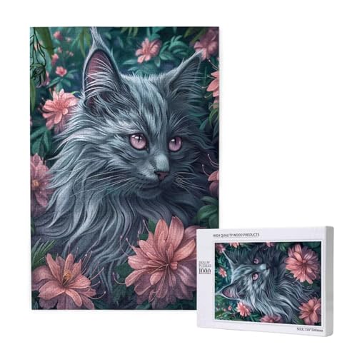 Katze Puzzle 1500 Teile Erwachsene, 5D DIY Blume Puzzle Design für Erwachsene und Kinder ab 5 Jahren, HD Farbe Puzzel mit Geschenkbox Verpackung for Zimmer Deko Wohnzimmer, Geschenke für Frauen -8080 Katze Puzzle 1500 Teile Erwachsene, 5D DIY Blume Puzzle Design für Erwachsene und Kinder ab 5 Jahren, HD Farbe Puzzel mit Geschenkbox Verpackung for Zimmer Deko Wohnzimmer, Geschenke für Frauen -8080 von Wjffnzbz