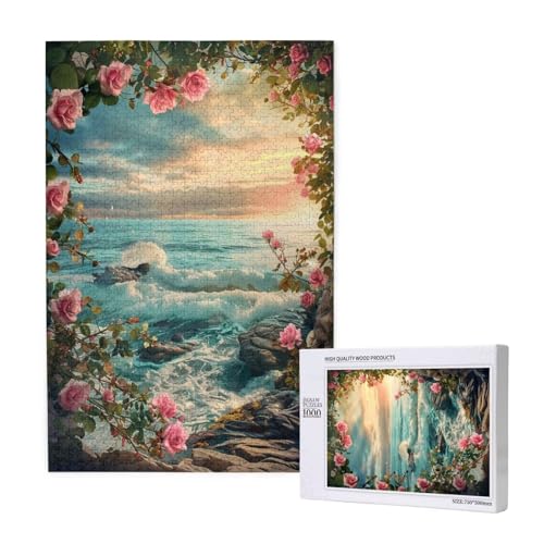 Landschaft Puzzle 1000 Teile Erwachsene, Blume Puzzle Design für Erwachsene und Kinder ab 5 Jahren, HD Farbe Puzzel mit Geschenkbox Verpackung for Zimmer Deko Wohnzimmer, Geschenke für Frauen -9124 Landschaft Puzzle 1000 Teile Erwachsene, Blume Puzzle Design für Erwachsene und Kinder ab 5 Jahren, HD Farbe Puzzel mit Geschenkbox Verpackung for Zimmer Deko Wohnzimmer, Geschenke für Frauen -9124 von Wjffnzbz