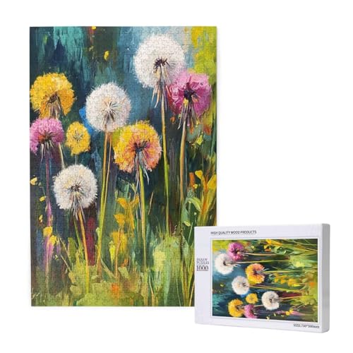 Löwenzahn Puzzle 1000 Teile Erwachsene, DIY Blume Puzzle Design für Erwachsene und Kinder ab 5 Jahren, HD Farbe Puzzel mit Geschenkbox Verpackung for Zimmer Deko Wohnzimmer, Geschenke für Frauen -6514 Löwenzahn Puzzle 1000 Teile Erwachsene, DIY Blume Puzzle Design für Erwachsene und Kinder ab 5 Jahren, HD Farbe Puzzel mit Geschenkbox Verpackung for Zimmer Deko Wohnzimmer, Geschenke für Frauen -6514 von Wjffnzbz