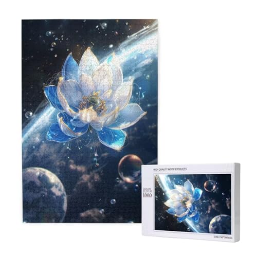 Lotus Puzzle 1000 Teile Erwachsene, 5D DIY Planet Puzzle Design für Erwachsene und Kinder ab 5 Jahren, HD Farbe Puzzel mit Geschenkbox Verpackung for Zimmer Deko Wohnzimmer, Geschenke für Frauen -8764 Lotus Puzzle 1000 Teile Erwachsene, 5D DIY Planet Puzzle Design für Erwachsene und Kinder ab 5 Jahren, HD Farbe Puzzel mit Geschenkbox Verpackung for Zimmer Deko Wohnzimmer, Geschenke für Frauen -8764 von Wjffnzbz