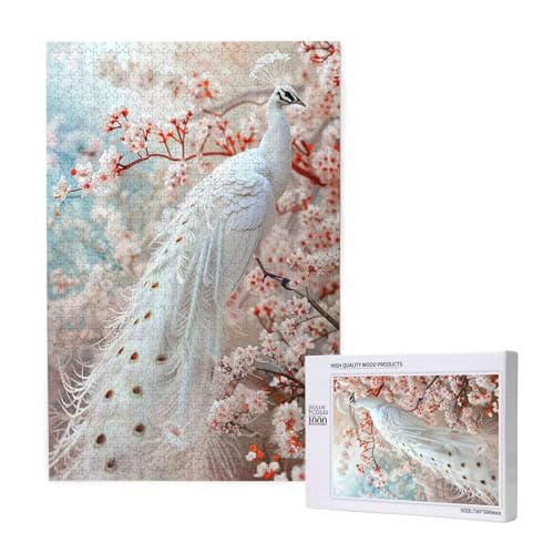 Pfau Puzzle 1000 Teile Erwachsene, DIY Weiß Puzzle Design für Erwachsene und Kinder ab 5 Jahren, HD Farbe Puzzel mit Geschenkbox Verpackung for Wand Zimmer Deko Wohnzimmer, Geschenke für Frauen -9009 Pfau Puzzle 1000 Teile Erwachsene, DIY Weiß Puzzle Design für Erwachsene und Kinder ab 5 Jahren, HD Farbe Puzzel mit Geschenkbox Verpackung for Wand Zimmer Deko Wohnzimmer, Geschenke für Frauen -9009 von Wjffnzbz