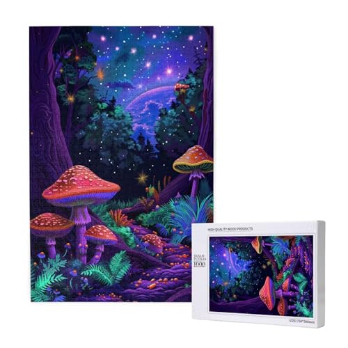 Pilz Puzzle 1000 Teile Erwachsene, Sternenhimmel Puzzle Design für Erwachsene und Kinder ab 5 Jahren, HD Farbe Puzzel mit Geschenkbox Verpackung for Zimmer Deko Wohnzimmer, Geschenke für Frauen -9209 Pilz Puzzle 1000 Teile Erwachsene, Sternenhimmel Puzzle Design für Erwachsene und Kinder ab 5 Jahren, HD Farbe Puzzel mit Geschenkbox Verpackung for Zimmer Deko Wohnzimmer, Geschenke für Frauen -9209 von Wjffnzbz