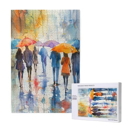 Regenschirm Puzzle 1000 Teile Erwachsene, Farbe Puzzle Design für Erwachsene und Kinder ab 5 Jahren, HD Farbe Puzzel mit Geschenkbox Verpackung for Zimmer Deko Wohnzimmer, Geschenke für Frauen -6944 Regenschirm Puzzle 1000 Teile Erwachsene, Farbe Puzzle Design für Erwachsene und Kinder ab 5 Jahren, HD Farbe Puzzel mit Geschenkbox Verpackung for Zimmer Deko Wohnzimmer, Geschenke für Frauen -6944 von Wjffnzbz