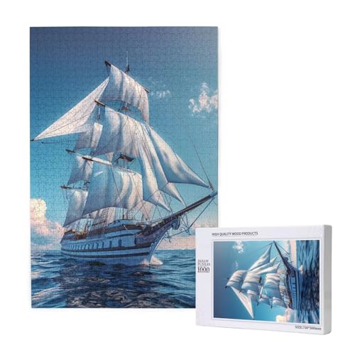 Segelboot Puzzle 1500 Teile Erwachsene, DIY Sea Puzzle Design für Erwachsene und Kinder ab 5 Jahren, HD Farbe Puzzel mit Geschenkbox Verpackung for Zimmer Deko Wohnzimmer, Geschenke für Frauen -8010 Segelboot Puzzle 1500 Teile Erwachsene, DIY Sea Puzzle Design für Erwachsene und Kinder ab 5 Jahren, HD Farbe Puzzel mit Geschenkbox Verpackung for Zimmer Deko Wohnzimmer, Geschenke für Frauen -8010 von Wjffnzbz