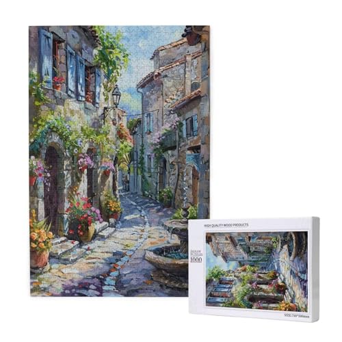 Straße Puzzle 1500 Teile Erwachsene, 5D DIY Blume Puzzle Design für Erwachsene und Kinder ab 5 Jahren, HD Farbe Puzzel mit Geschenkbox Verpackung for Zimmer Deko Wohnzimmer, Geschenke für Frauen -9540 Straße Puzzle 1500 Teile Erwachsene, 5D DIY Blume Puzzle Design für Erwachsene und Kinder ab 5 Jahren, HD Farbe Puzzel mit Geschenkbox Verpackung for Zimmer Deko Wohnzimmer, Geschenke für Frauen -9540 von Wjffnzbz