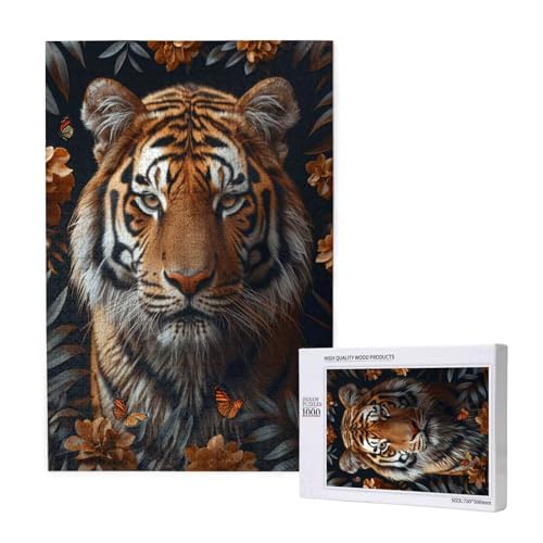 Tiger Puzzle 1000 Teile Erwachsene, DIY Tier Puzzle Design für Erwachsene und Kinder ab 5 Jahren, HD Farbe Puzzel mit Geschenkbox Verpackung for Wand Zimmer Deko Wohnzimmer, Geschenke für Frauen -7729 Tiger Puzzle 1000 Teile Erwachsene, DIY Tier Puzzle Design für Erwachsene und Kinder ab 5 Jahren, HD Farbe Puzzel mit Geschenkbox Verpackung for Wand Zimmer Deko Wohnzimmer, Geschenke für Frauen -7729 von Wjffnzbz