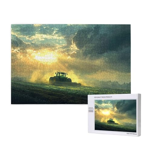 Traktor Puzzle 1500 Teile Erwachsene, Bauernhof Puzzle Design für Erwachsene und Kinder ab 5 Jahren, HD Farbe Puzzel mit Geschenkbox Verpackung for Zimmer Deko Wohnzimmer, Geschenke für Frauen -4820 Traktor Puzzle 1500 Teile Erwachsene, Bauernhof Puzzle Design für Erwachsene und Kinder ab 5 Jahren, HD Farbe Puzzel mit Geschenkbox Verpackung for Zimmer Deko Wohnzimmer, Geschenke für Frauen -4820 von Wjffnzbz