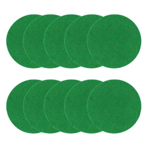 Wjsdsg 10 Stück Selbstklebende Aufkleber Ersatz Grünes Filzpad Air Hockey Tisch Filzschieber Tischspiel Zubehör Wjsdsg 10 Stück Selbstklebende Aufkleber Ersatz Grünes Filzpad Air Hockey Tisch Filzschieber Tischspiel Zubehör von Wjsdsg