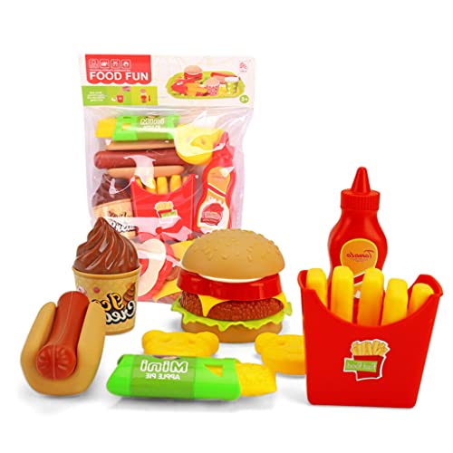 Wjsdsg 18/24Pcs Fancy Pretend Für Spielen Fast Food Set Hamburger Französisch Frites Simulation Spielzeug Kinder Geburtstag Geschenk Wjsdsg 18/24Pcs Fancy Pretend Für Spielen Fast Food Set Hamburger Französisch Frites Simulation Spielzeug Kinder Geburtstag Geschenk von Wjsdsg