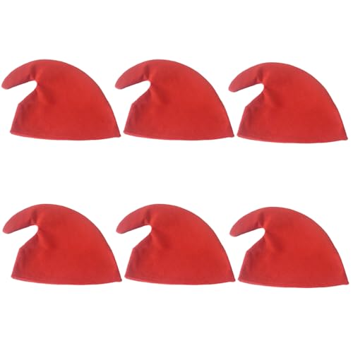 Wjsdsg 6 Stück Weihnachtliche Elfenhüte Für Mottopartys Handgefertigte Unisex Kopfbedeckungen Stilvolle Weihnachtskostüm Accessoires Wjsdsg 6 Stück Weihnachtliche Elfenhüte Für Mottopartys Handgefertigte Unisex Kopfbedeckungen Stilvolle Weihnachtskostüm Accessoires von Wjsdsg