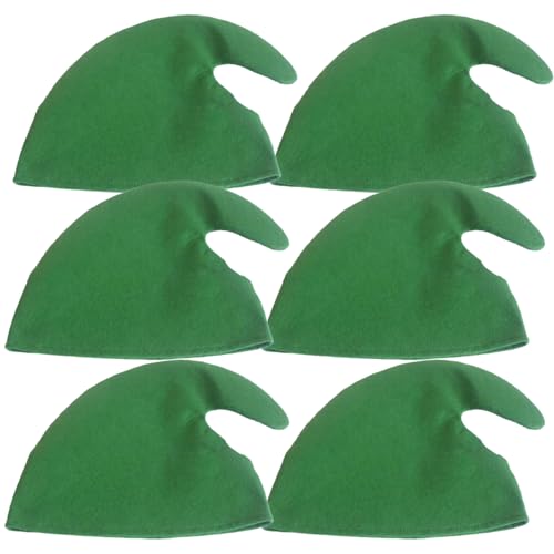 Wjsdsg 6 Stück Weihnachtliche Elfenhüte Für Mottopartys Handgefertigte Unisex Kopfbedeckungen Stilvolle Weihnachtskostüm Accessoires Wjsdsg 6 Stück Weihnachtliche Elfenhüte Für Mottopartys Handgefertigte Unisex Kopfbedeckungen Stilvolle Weihnachtskostüm Accessoires von Wjsdsg