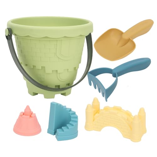 Wjsdsg 6 Teile/Satz Burg Form Sand Spielzeug Tragbare Kinder Pädagogisches Formen Spielzeug Gebäude Sandcastle Meer Sand Spielzeug von Wjsdsg