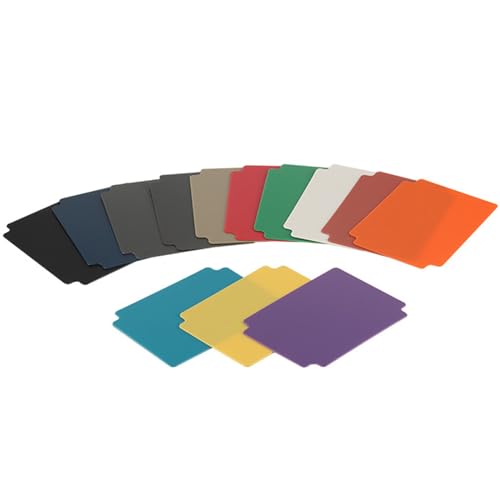 Wjsdsg Sammelkartenteiler Kunststoff Trennkarten In 12 Farben Mehrfarbige Kartenteiler Für Spielsportkarten 9 1 X 6 9 cm von Wjsdsg
