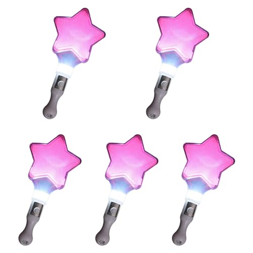 Wjsdsg Set Mit 5 Blinkenden Zauberstäben In Herz Und Sternform Leuchtende Zauberstäbe Farben Ändern LED Leuchtstab Für Festivals Und Feiern Wjsdsg Set Mit 5 Blinkenden Zauberstäben In Herz Und Sternform Leuchtende Zauberstäbe Farben Ändern LED Leuchtstab Für Festivals Und Feiern von Wjsdsg