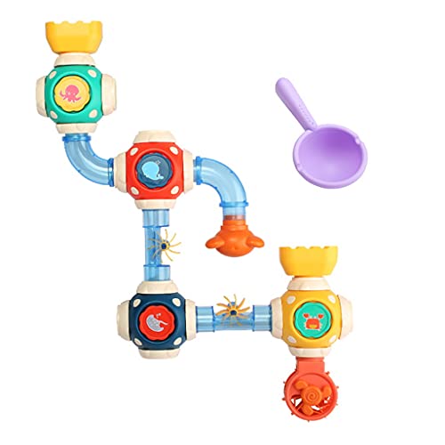 Tube Block Badewanne Spielzeug Baby Interaktives Wasser Spielen Set Mit Starker Saugbecher Fester Cartoon Sprinkler Für Kiddie Tube Block Badewanne Spielzeug Baby Interaktives Wasser Spielen Set Mit Starker Saugbecher Fester Cartoon Sprinkler Für Kiddie von Wkldjf
