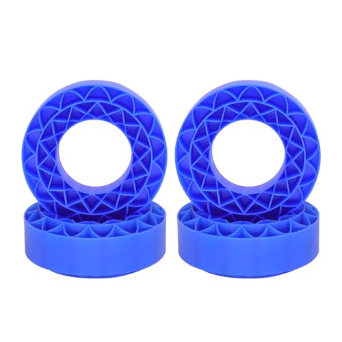 Wkldjf 4pieces Toy Wheel Reifenauskleidung Eingerichtetem Modifikationsteil Für 1:10 Crawler Car Vehikel Teile Vordere Hintere Reifeneinsätze von Wkldjf