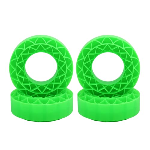 Wkldjf 4pieces Toy Wheel Reifenauskleidung Eingerichtetem Modifikationsteil Für 1:10 Crawler Car Vehikel Teile Vordere Hintere Reifeneinsätze von Wkldjf