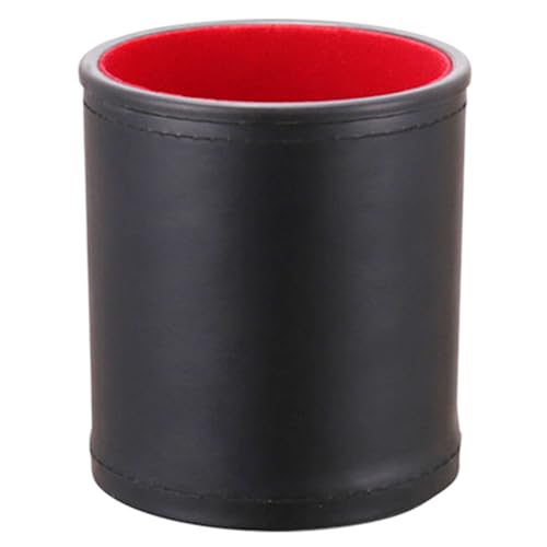 Wkldjf Fashion Pu Leder Dices Cup Handmuster Dices Shaker Cup Quiet Shaker Cup Pubs Dices Supply von Wkldjf